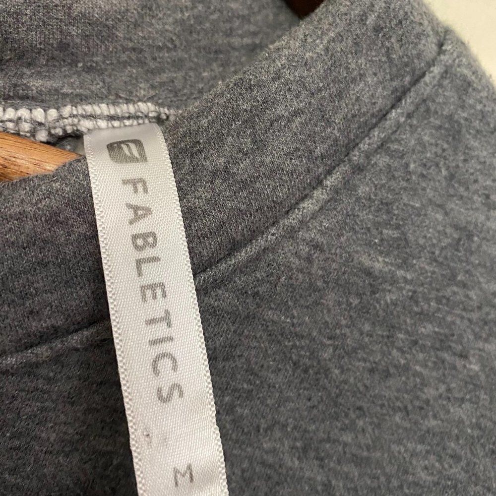 Fabletics Gray Nina Lace-Back Pullover Oversized … - image 4